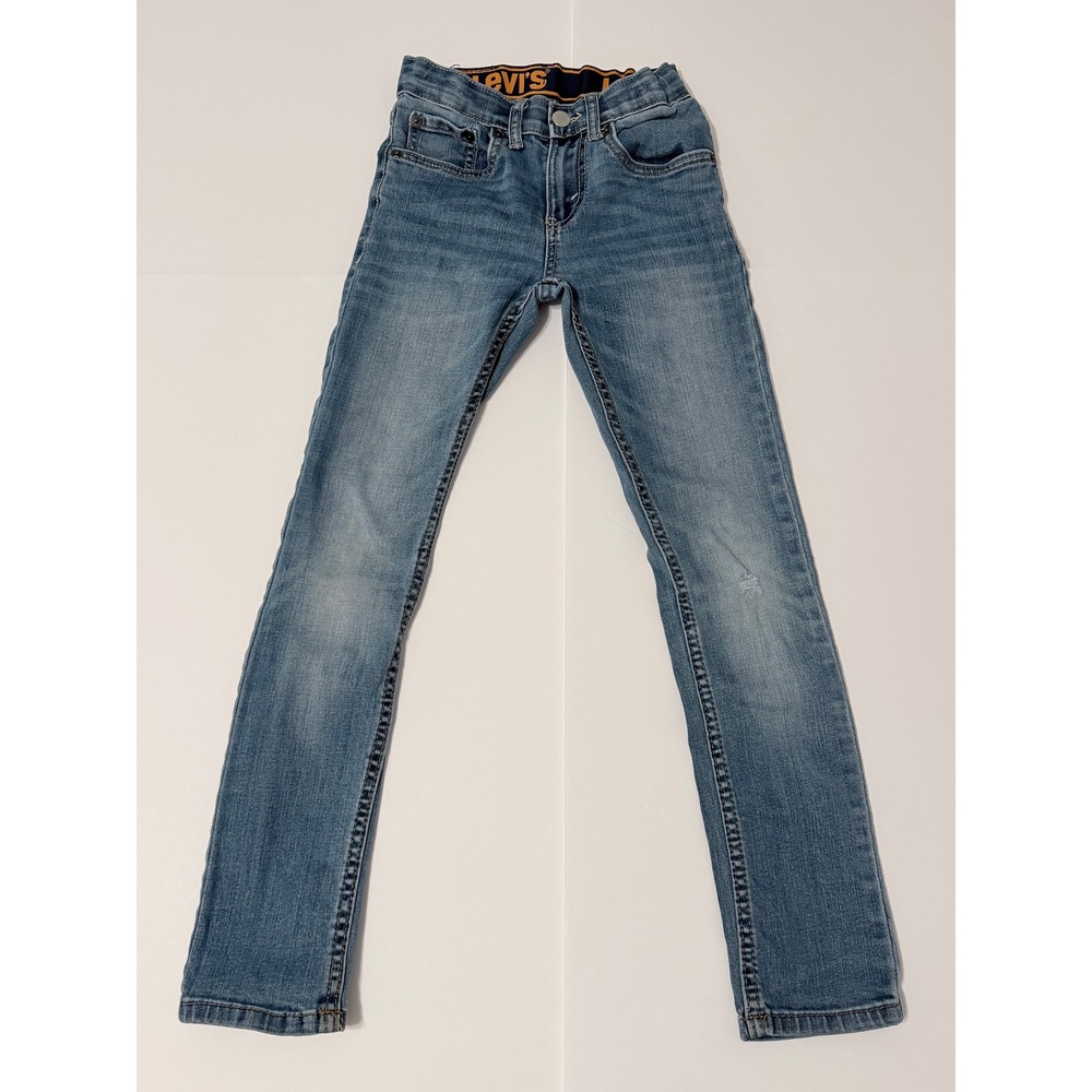Levis 510 Skinny Fit Jeans Boys Size 10 Reg Medium Wash Blue Denim W25 L26